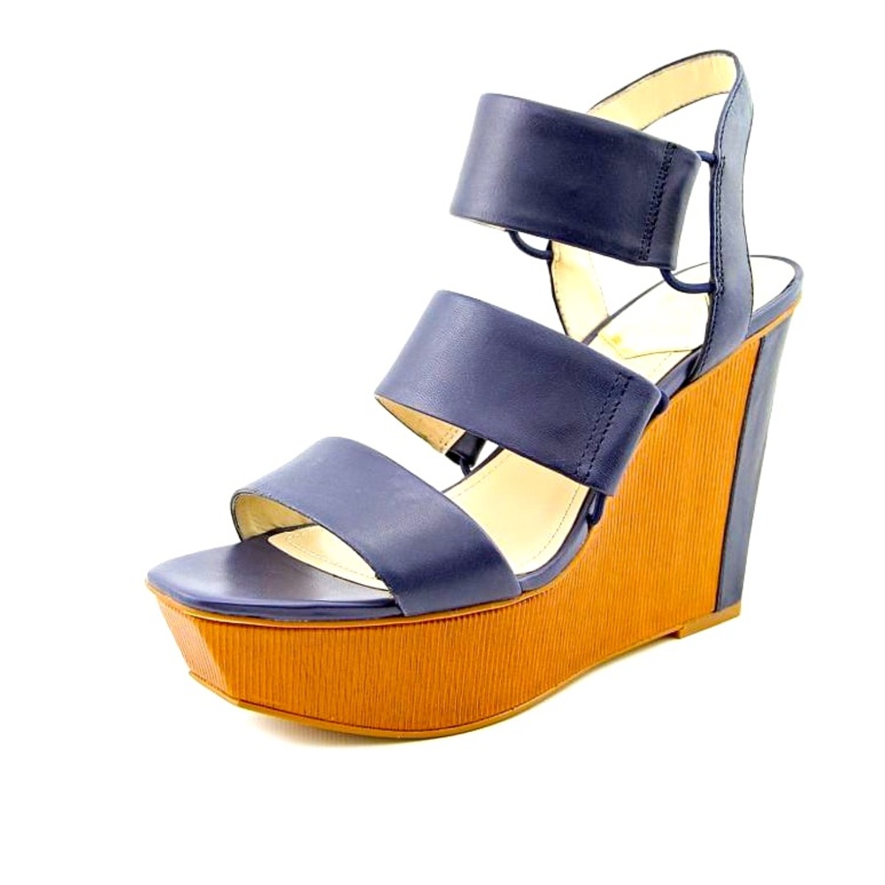 Vince Camuto Niskera Open toe leather wedge Sandals